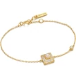 Kép 1/2 - Ania Haie aranyozott karkötő - B054-02G - Gold Pearl Pave