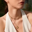 Kép 2/2 - Ania Haie aranyozott nyaklánc - N053-08G - Polished Punk