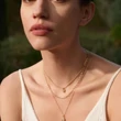 Kép 2/2 - Ania Haie aranyozott nyaklánc - N054-03G - Gold Pearl Geometric