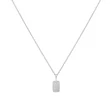 Kép 1/3 - Ania Haie ezüst nyaklánc cirkónia köves téglalap medállal - N064-01H