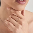 Kép 2/2 - Ania Haie nyitott gyűrű cirkóniával és gyönggyel  - R043-01H
