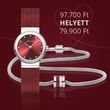 Kép 3/3 - Bering női óra + nyaklánc szett - 10126-303-GWP - Classic