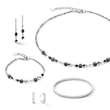 Kép 1/5 - Coeur De Lion Adventi kalendárium szett - ezüst/fekete - 000101/57-1314