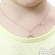 Kép 2/2 - Disney Princess Hamupipőke tökhintója nyaklánc - NS00022YZBL-157.CS