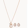 Kép 1/4 - Fossil női nyaklánc + fülbevaló szett - JF04029791 - Stevie Classics