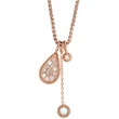 Kép 1/2 - Fossil női nyaklánc  - JF04153791 - Mosaic Teardrop Mother of Pearl