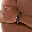 Kép 6/7 - Fossil férfi karkötő - JF04473040 - Leather Essentials