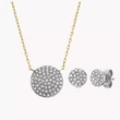 Kép 1/3 - Fossil női nyaklánc és fülbevaló szett - JF04815SET - Glitz 