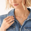 Kép 2/2 - Fossil női nyaklánc  - JFS00579040 - Crescent White Mother of Pearl