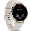 Kép 3/5 - Garmin Venu 3S elefántcsont krémarany, szilikon szíjjal (ED) - 010-02785-04