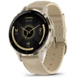 Kép 1/5 - Garmin Venu 3S francia szürke-krémarany, bőr és szilikon szíjjal (ED) - 010-02785-55