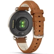 Kép 5/5 - Garmin Lily 2 Classic krémarany világosbarna bőr szíjjal (ED) - 010-02839-02