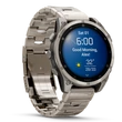 Kép 5/5 - Garmin Fenix 8 AMOLED Sapphire titanium fém szíjjal + grafitszürke szilikon szíjjal - 010-02904-40