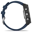 Kép 7/9 - Garmin Quatix 8 – 47 mm, AMOLED, Sapphire Titanium, captain blue szilikon szíjjal (ED XD) - 010-02904-51