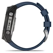 Kép 8/8 - Garmin Quatix 8 – 51 mm, AMOLED, Sapphire Titanium, captain blue szilikon szíjjal (ED XD) - 010-02905-91