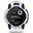 Kép 4/7 - Garmin Instinct 3, 45mm Solar, homokkő, homokkő/kék szilikon szíjjal (Limited Edition) - 010-02934-03