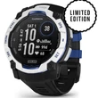 Kép 1/7 - Garmin Instinct 3, 50mm Solar, homokkő, fekete/kék szilikon szíjjal (Limited Edition) - 010-02935-03