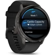 Kép 3/7 - Garmin Venu 4 – 45 mm, sötétszürke, fekete szilikon szíjjal (ED) - 010-03014-00