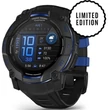 Kép 1/7 - Garmin Instinct 3, 50mm, AMOLED, fekete, kék/Fekete szilikon szíjjal (Limited edition) - 010-03020-03