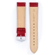 Kép 3/3 - Hirsch piros borjú bőr óraszíj  18mm - Kent L - 01002020-2-18