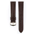 Kép 2/3 - Hirsch sötétbarna borjú bőr óraszíj  16mm - Camelgrain L - 01009015-1-16