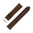 Kép 2/3 - Hirsch sötétbarna borjú bőr óraszíj  22mm - Camelgrain L - 01009015-2-22