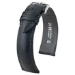 Kép 1/3 - Hirsch fekete borjú bőr óraszíj  22mm - Camelgrain L - 01009050-2-22