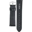 Kép 3/3 - Hirsch fekete borjú bőr óraszíj  22mm - Camelgrain L - 01009050-2-22
