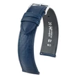 Kép 1/3 - Hirsch kék borjú bőr óraszíj  20mm - Camelgrain L - 01009080-2-20