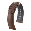 Kép 1/3 - Hirsch sötétbarna borjú bőr óraszíj  18mm - Camelgrain XL NQR - 01009215-2-18