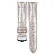 Kép 2/3 - Hirsch ezüst borjú bőr óraszíj  18mm - Duke Metallic M - 01027130-2-18