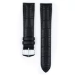 Kép 2/3 - Hirsch fekete borjú bőr óraszíj  12mm - Duke L - 01028050-2-12