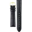 Kép 2/3 - Hirsch fekete borjú bőr óraszíj  19mm - Duke L NQR - 01028050NQ-1-19