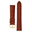 Kép 2/3 - Hirsch aranybarna borjú bőr óraszíj  14mm - Duke L - 01028070-1-14