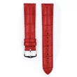 Kép 2/3 - Hirsch piros borjú bőr óraszíj  18mm - Duke M - 01028120-2-18