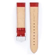 Kép 3/3 - Hirsch piros borjú bőr óraszíj  18mm - Duke M - 01028120-2-18