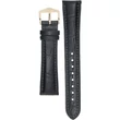 Kép 2/3 - Hirsch fekete borjú bőr óraszíj  12mm - Duke M NQR - 01028150NQ-1-12