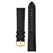 Kép 2/3 - Hirsch fekete borjú bőr óraszíj  12mm - Duke M OE - 01028150OE-1-12