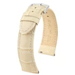 Kép 1/3 - Hirsch bézs borjú bőr óraszíj  18mm - Duke M NQR - 01028190NQ-2-18