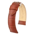 Kép 1/3 - Hirsch aranybarna borjú bőr óraszíj  18mm - Duke XL - 01028270-2-18