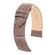 Kép 1/3 - Hirsch szürke borjú bőr óraszíj  18mm - Duke S - 01028337-1-18