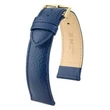 Kép 1/3 - Hirsch kék borjú bőr óraszíj  12mm - Kansas M - 01502180-1-12