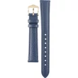 Kép 2/3 - Hirsch kék borjú bőr óraszíj  12mm - Kansas M - 01502180-1-12
