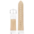 Kép 3/3 - Hirsch fehér borjú bőr óraszíj  20mm - Diva M - 01536100-2-20
