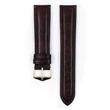 Kép 2/3 - Hirsch barna borjú bőr óraszíj  18mm - Ascot L - 01575010-1-18