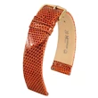 Kép 1/3 - Hirsch aranybarna gyík bőr óraszíj  16mm - Lizard M - 01766170-1-16