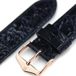 Kép 3/3 - Hirsch Kajmán bőr óraszíj 17mm - Genuine Croco L - 01808080-7-17