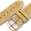 Kép 3/3 - Hirsch Kajmán bőr óraszíj 17mm - Genuine Croco L - 01808090-7-17