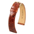 Kép 1/3 - Hirsch aranybarna kajmán bőr óraszíj  13mm - Genuine Croco M - 01808170-1-13