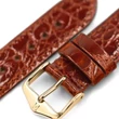 Kép 3/3 - Hirsch Kajmán bőr óraszíj 19mm - Genuine Croco M - 01808170-1-19